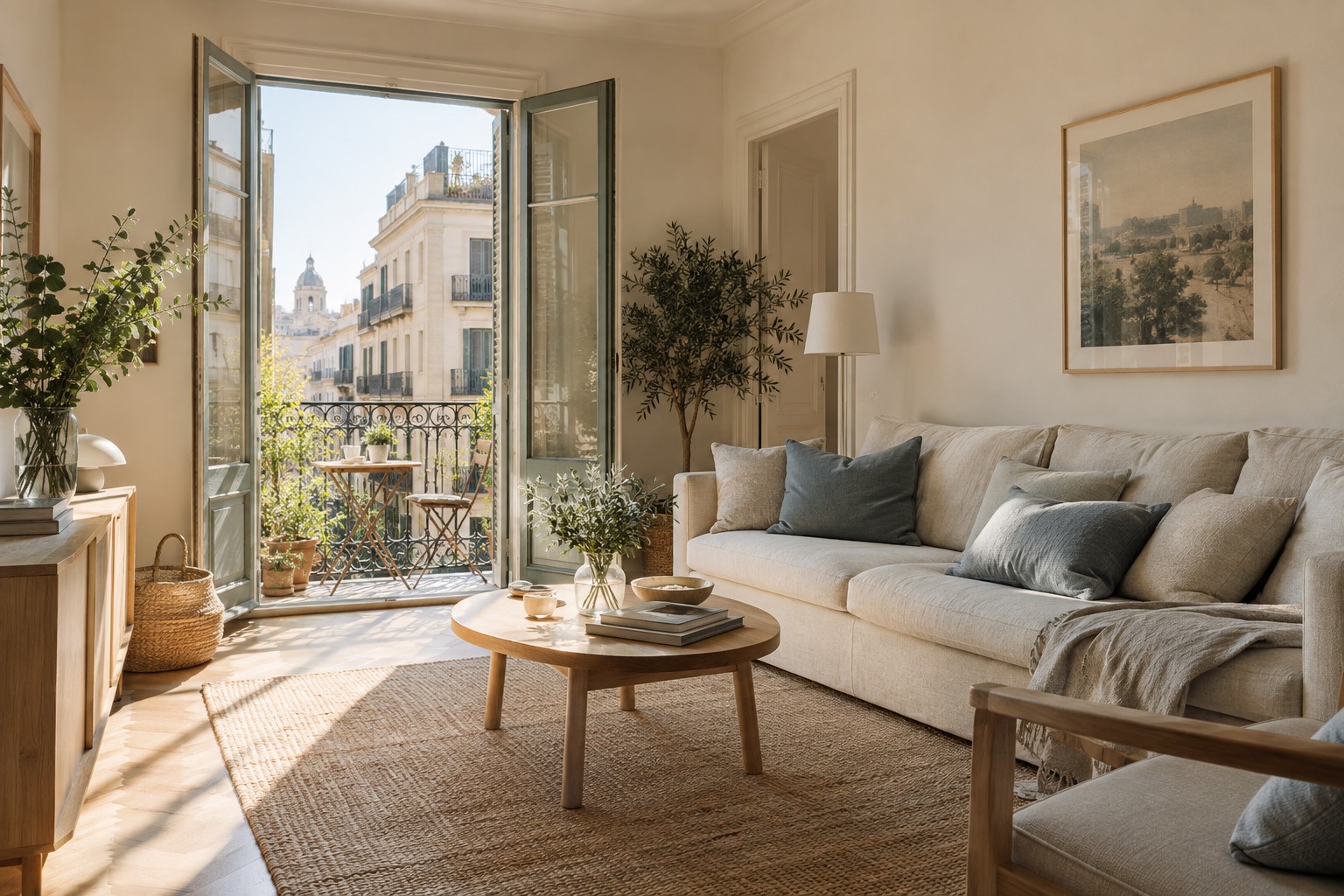 Una primera vivienda luminosa con balcón